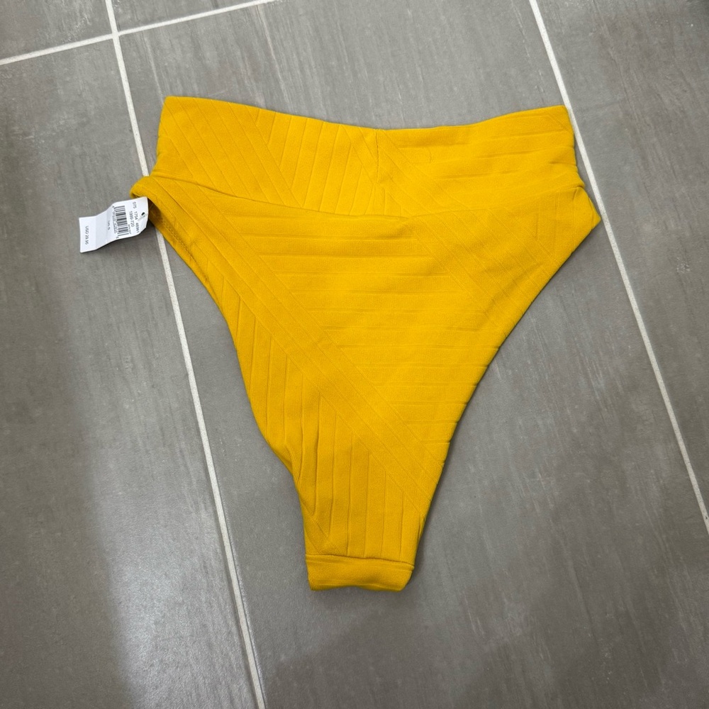Aerie High Leg Cheeky Bikini Bottom - Picture 4 of 4
